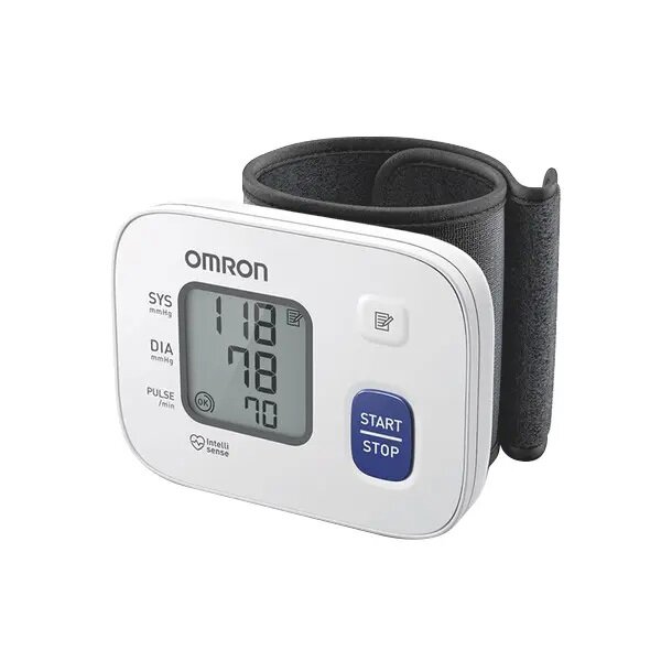 Omron RS2,  Handgelenkgerät, vollautomatisches, digitales Blutdruckmessgerät