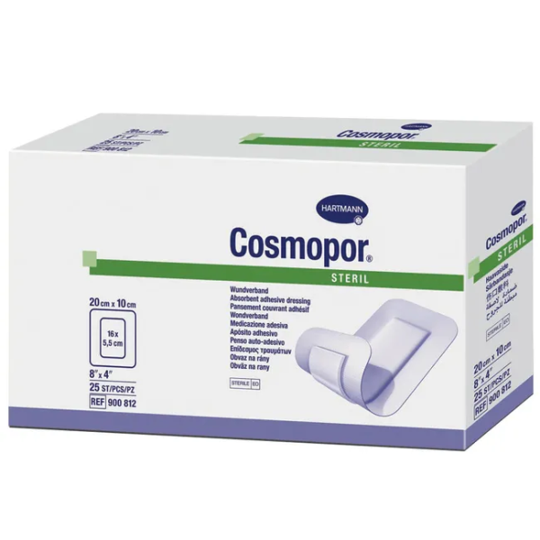 Cosmopor, steriler Wundverband, 15 x 8cm (Pack a 25 Stück)