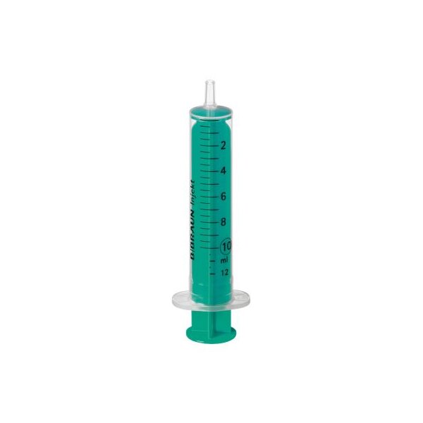 Injekt Solo Spritze 10ml/12ml, Luer-Ansatz, exzentrisch, PVC-frei