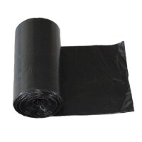 LDPE Müllbeutel, 30 L, schwarz,  260+240 x 640mm,...