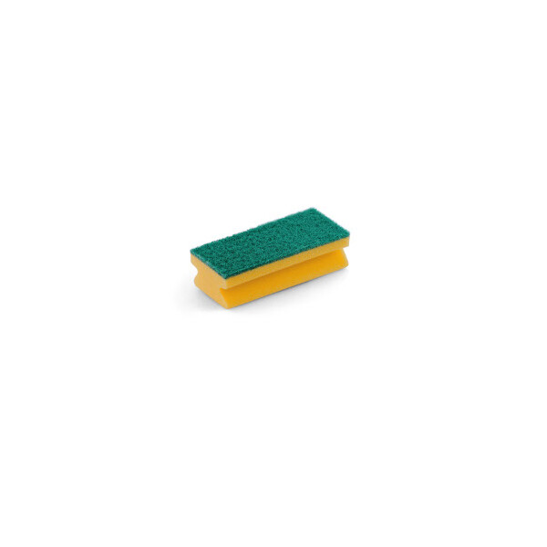 Topfreiniger ca. 7 x 9,5cm, gelb/ grün (10 Stück)
