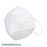 Zinnzmedical WK FFP2 Atemschutzmaske CE0598, weiß, 1 Stück