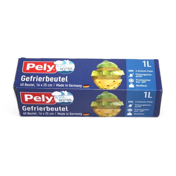 Pely® Gefrierbeutel, 1 Liter, (100 Stück per Rolle)