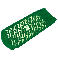Anti-Rutsch-Socken Größe M, grün, beidseitig beschichtet (Größe 36-38) 1 Paar