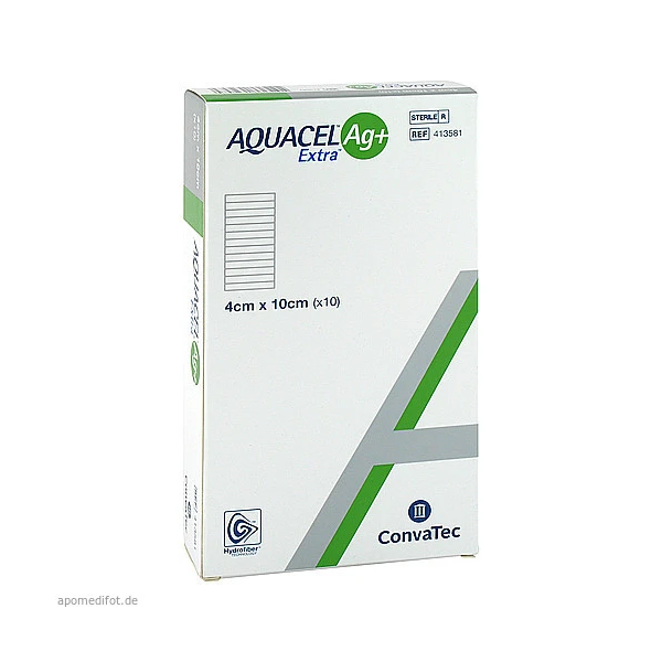 AQUACEL Ag+ Extra 4x10 cm, 10 Stück