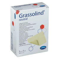 Grassolind® neutral 5 x 5 cm steril, 50 Stück