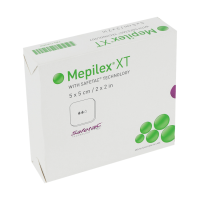 Mepilex® XT Schaumverband 5 x 5 cm, 5 Stück