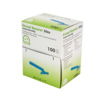 MEDI-INN Einmal-Rasierer einschneidig BLAU (Box a 100 Stück)