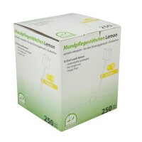 Medi-Inn zuckerfreie Mundpflegestäbchen | Lemon, 250 Stück