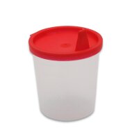 MEDI-INN Urinbecher mit rotem Deckel 125 ml (500 Stück)