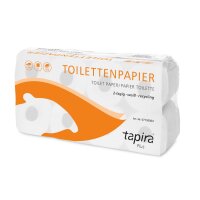 TAPIRA Plus Toilettenpapier, 2-lagig (VE a 8 Rollen)