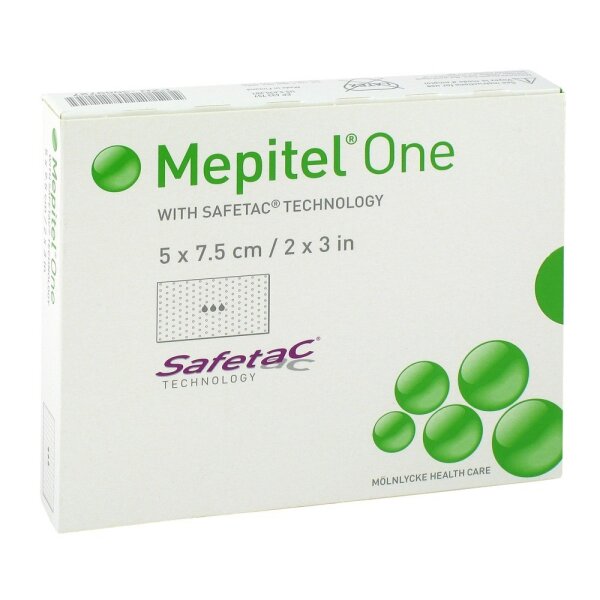 Mepitel one, einseitig beschichtete Silikonwundauflage 5 x 7,5 cm, steril, 10 Stück