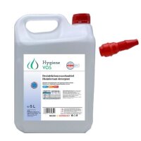 Hygiene VOS Desinfektionswaschmittel, flüssig, 5 Liter Kanister (40, 60, 95°C)