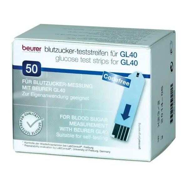 Teststreifen für Beurer GL40 mg/dl Blutzuckermessgerät