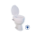 Toilettensitzerhöhung Ticco 2G/10 (mit Deckel)